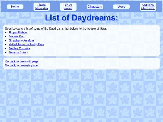 daydreamslist screenshot