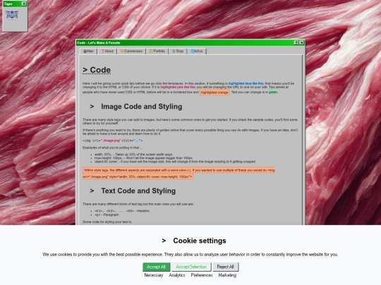 fansite/code screenshot
