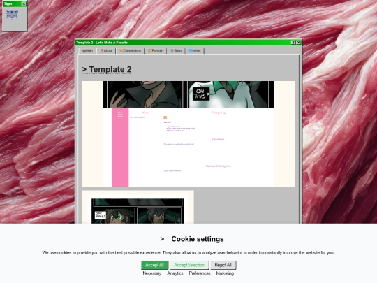 fansite/template2 screenshot
