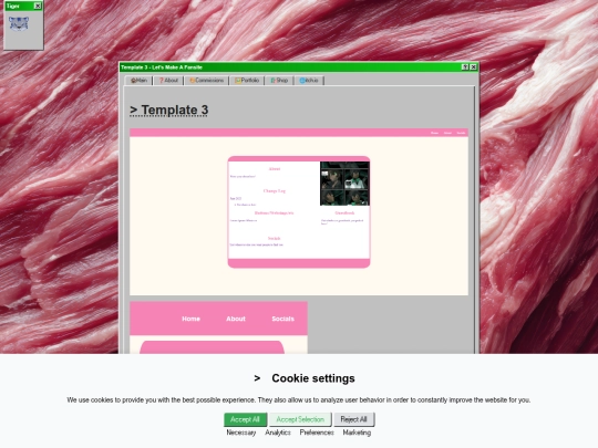 fansite/template3 screenshot