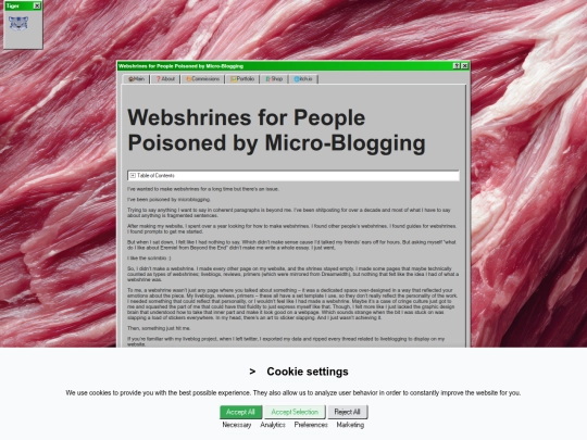 webshrines screenshot