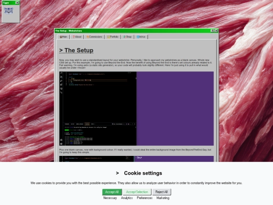 webshrines/setup screenshot