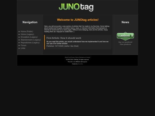 articles screenshot