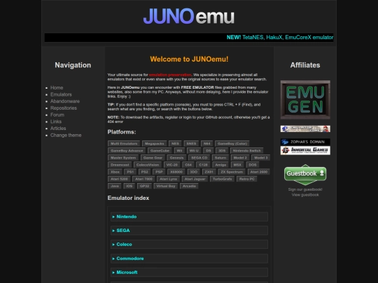 junoemu screenshot