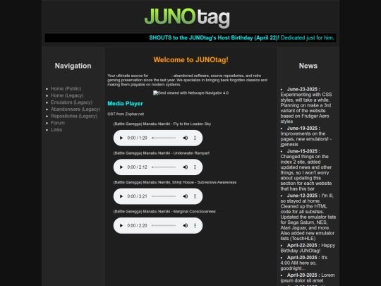 junotst2 screenshot