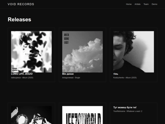 releases screenshot