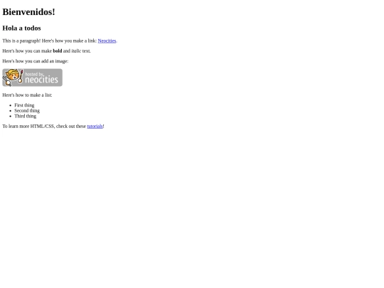 index screenshot