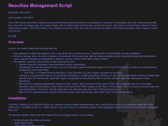 tech/neocities_management_script screenshot