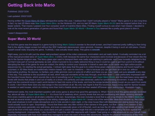 vidya/getting_back_into_mario screenshot