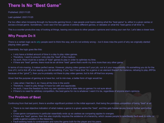 vidya/no_best_game screenshot