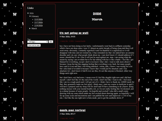 blog screenshot