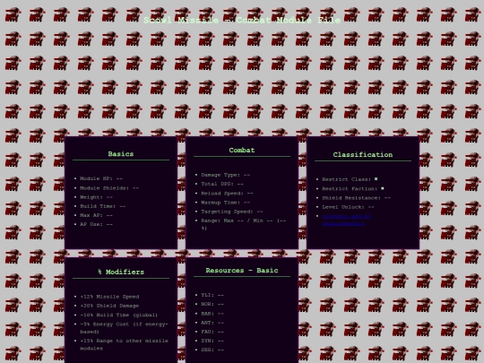 CW:R/MODULEPEDIA/cerberus/Scowl Missile screenshot