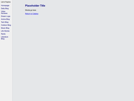 dreamlogs/template screenshot