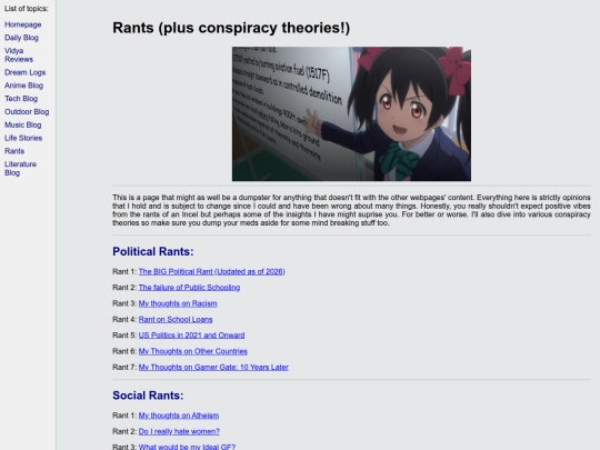 rants/rants screenshot