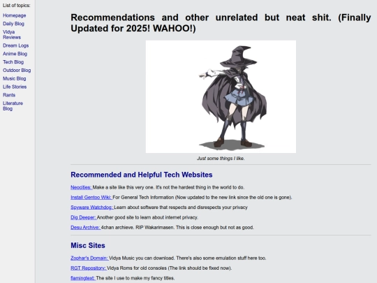 recommendations screenshot