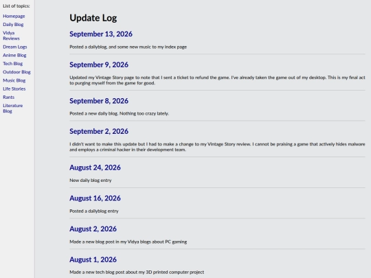 updates screenshot