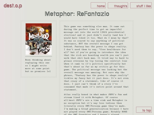 stuff-i-like/games/deeper-thoughts-games/Metaphor-Refantazio screenshot