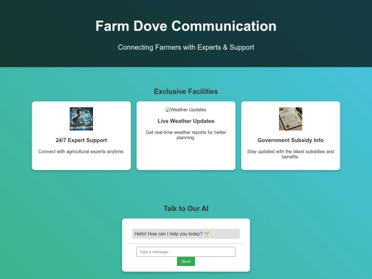 Farm dove/communication screenshot