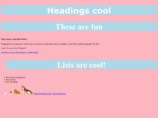 test screenshot