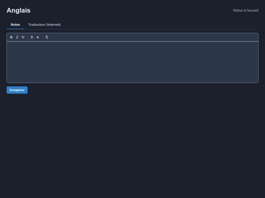 anglais screenshot