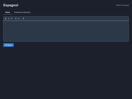 espagnol screenshot