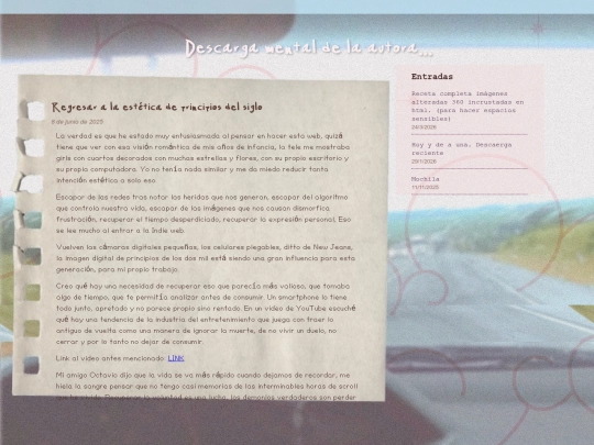 blog screenshot