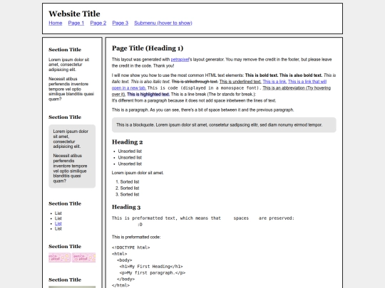 index screenshot