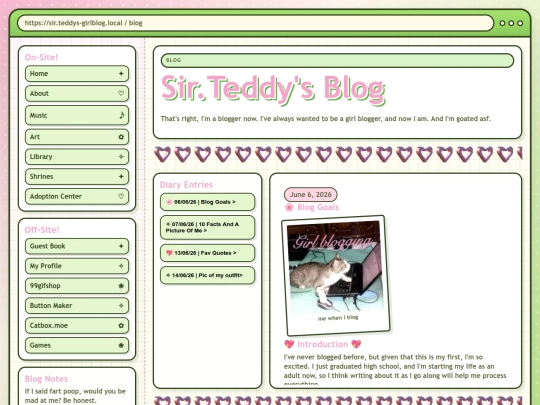 blog screenshot