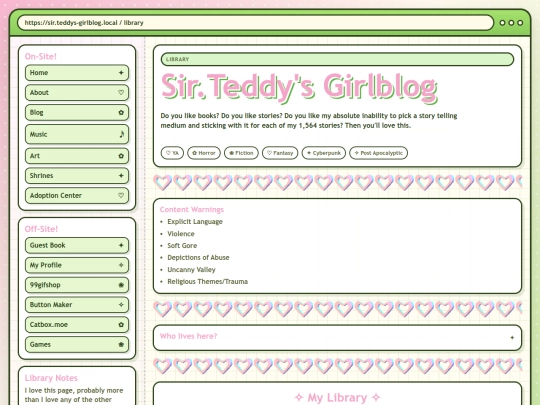 library screenshot