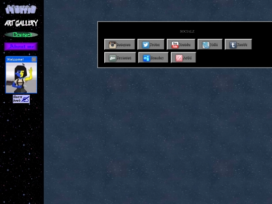 my-socials screenshot