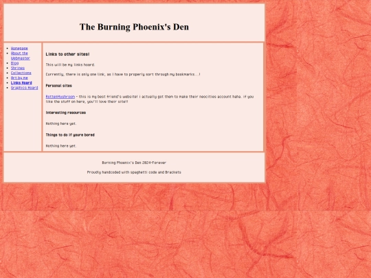 links screenshot