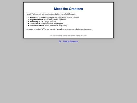 creators screenshot