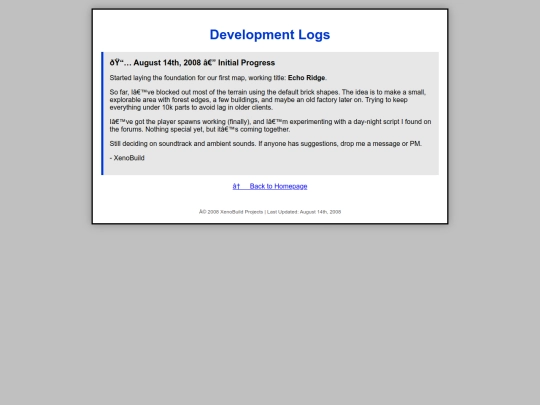 devlogs screenshot