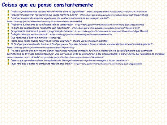 coisasqueeupensoconstantemente screenshot