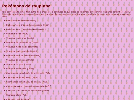 pokedex/roupinha screenshot