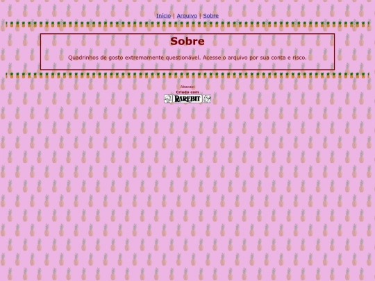 quadrinhos/about screenshot