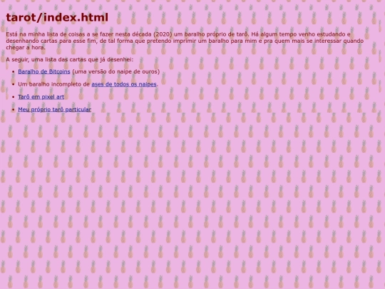tarot screenshot
