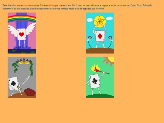 tarot/aces screenshot