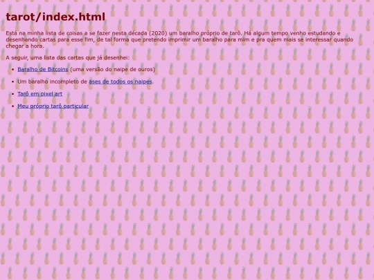 tarot screenshot