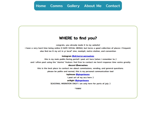 contact screenshot