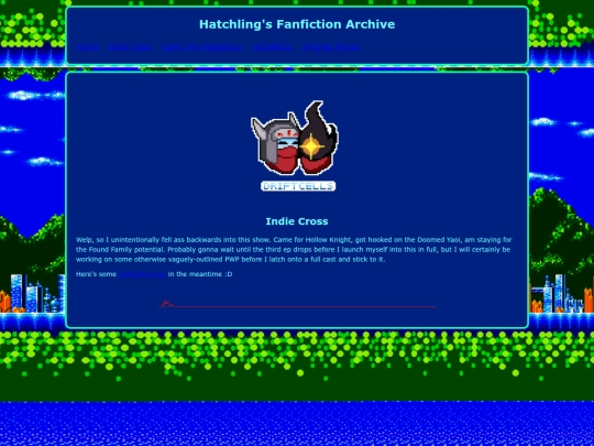 fanfic_archive/indiecross screenshot