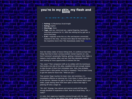 fanfic_archive/ultrakill/fleshandbone screenshot