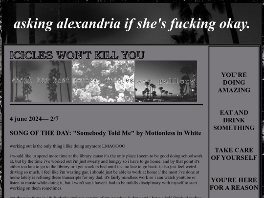blog screenshot