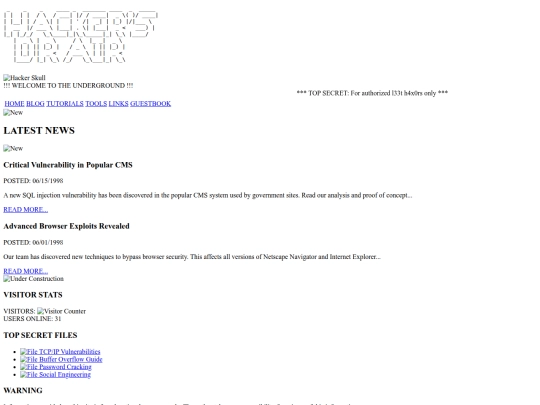index screenshot