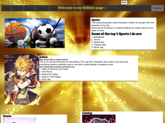 hobby screenshot