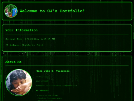 index screenshot