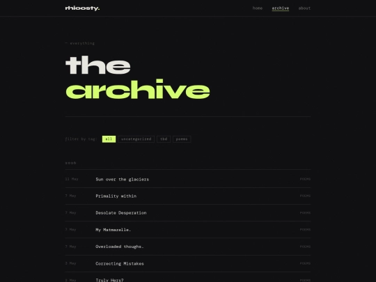 archive screenshot
