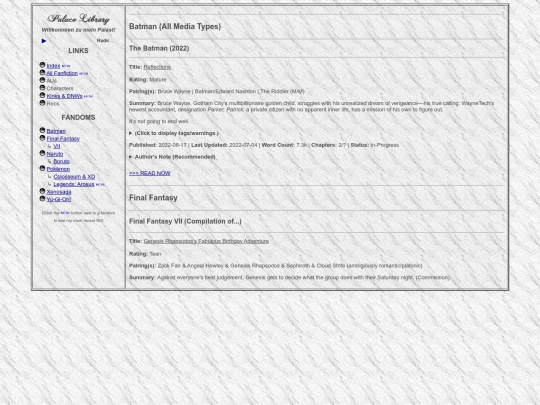 fanfiction/works screenshot