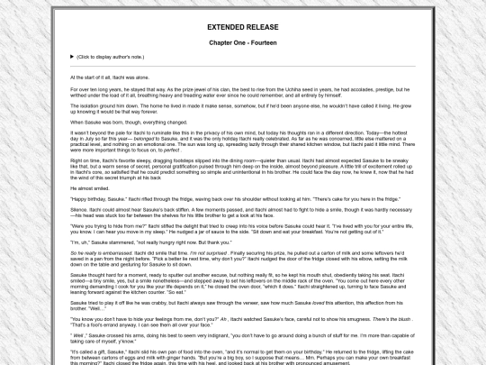 fanfiction/works/naruto/extendedrelease/1 screenshot