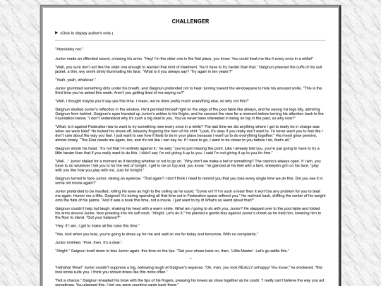 fanfiction/works/xeno/saga/challenger screenshot